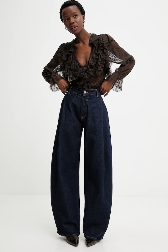 Answear.LAB jeansy granatowy SNG.1002.tok