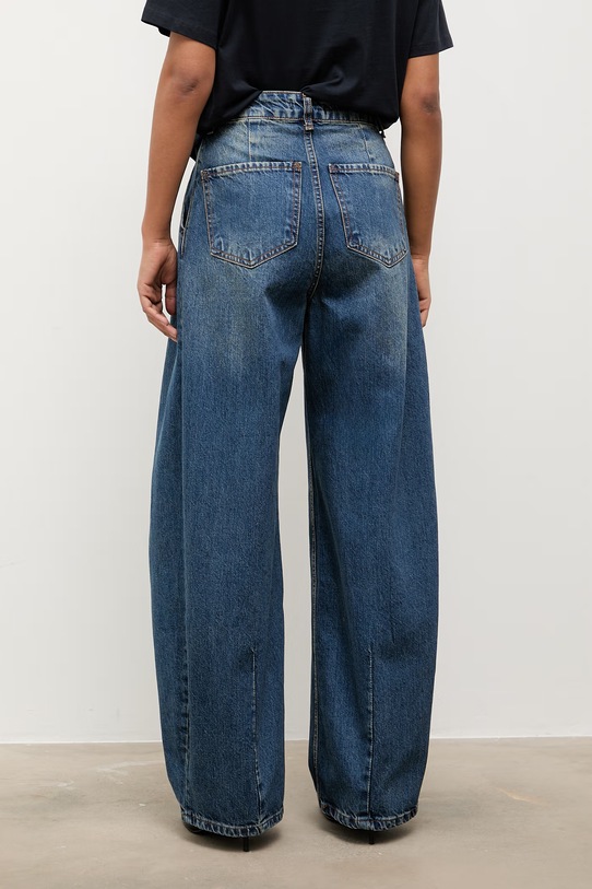 Oblečení Answear.LAB wide leg džíny dámské WS26-SJD010 šedá