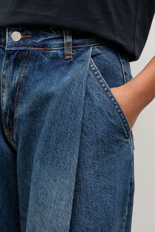 Answear.LAB wide leg džíny dámské šedá WS26-SJD010