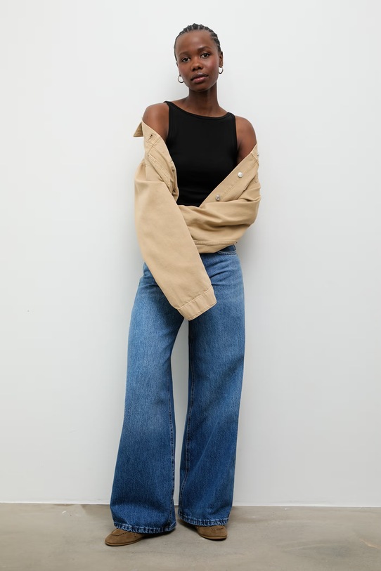 Answear.LAB blugi wide leg de damă sng.zdn3.tok albastru WS26