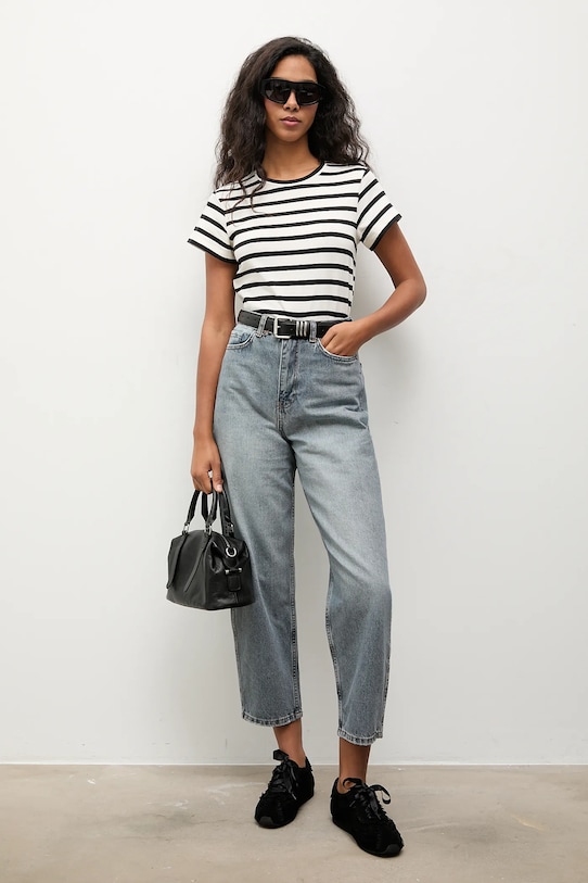 Answear.LAB jeansy 3066.tok szary WS26