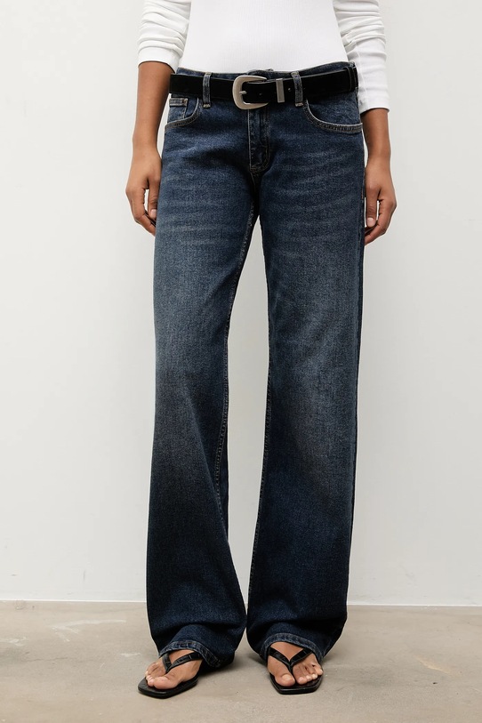 Answear.LAB jeansy 2074 granatowy WS26