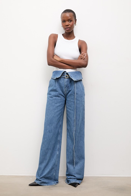 Answear.LAB jeansy PN1495 niebieski WS26