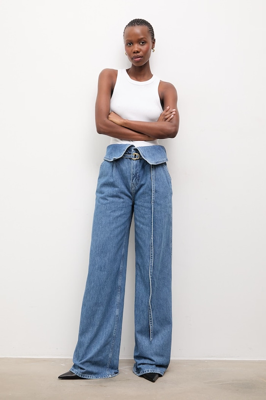 Answear.LAB jeansy PN1495 niebieski WS26