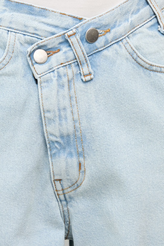 Answear.LAB jeansy wide leg damskie niebieski WS26-SJD027