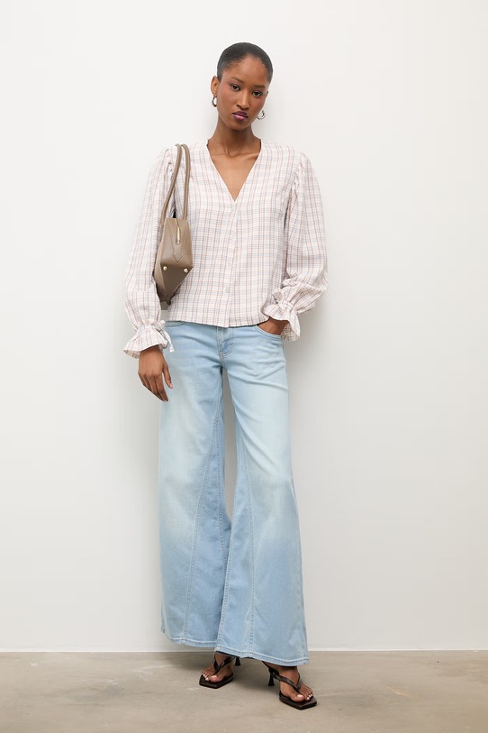 Answear.LAB jeansy straight damskie WS26-SJD028 niebieski WS26