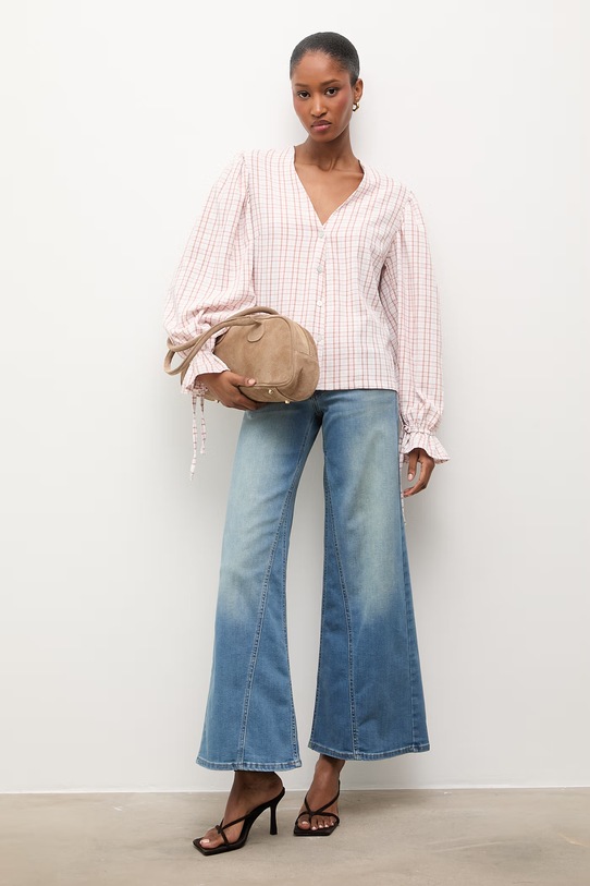 Answear.LAB jeansy straight damskie WS26-SJD028 granatowy WS26