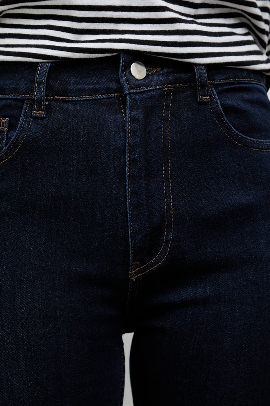 Answear.LAB jeansy flare damskie granatowy W-737.tok