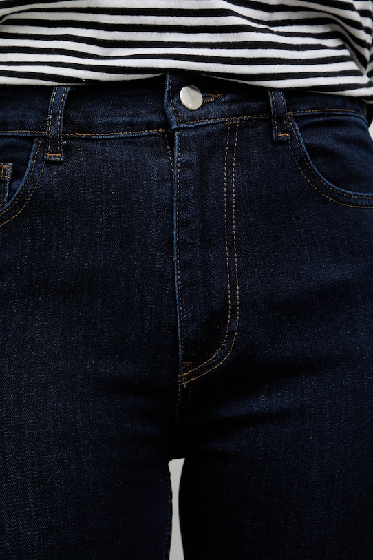 Answear.LAB jeansy flare damskie granatowy W-737.tok