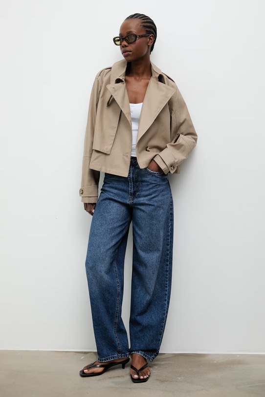 Answear.LAB jeansy slouchy damskie 3144.tok niebieski WS26