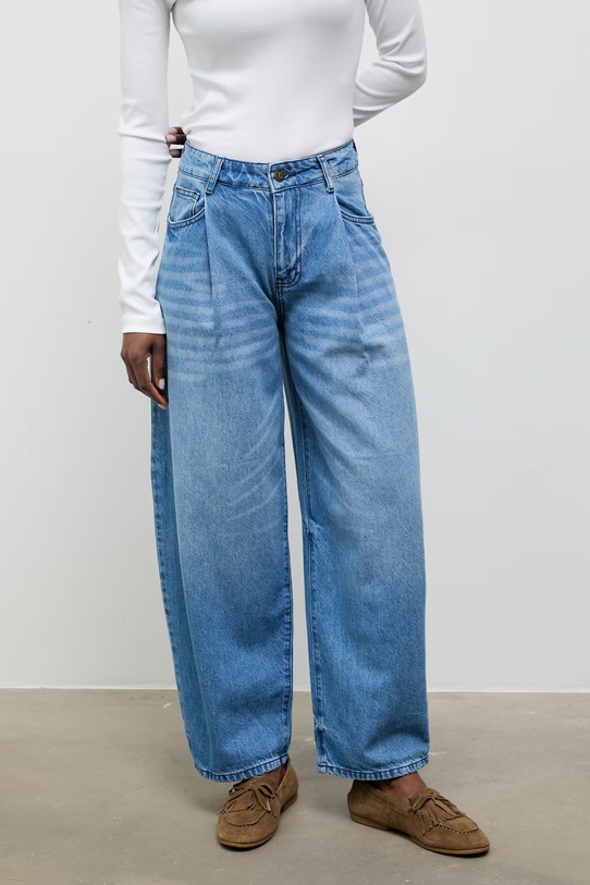 Answear.LAB jeansy slouchy damskie 37412S5.tok niebieski WS26