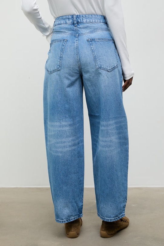 Odzież Answear.LAB jeansy slouchy damskie 37412S5.tok niebieski