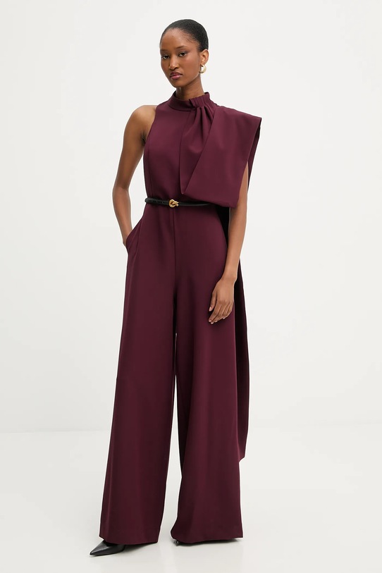 Answear.LAB kombinezon 1YB4WSTL0278.tok bordowy WS26