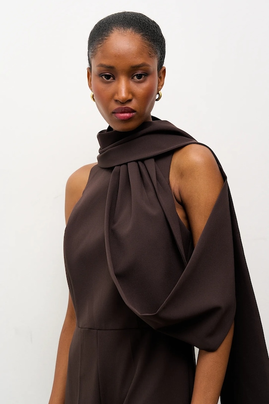 Answear.LAB kombinezon brązowy 1YB4WSTL0278.tok