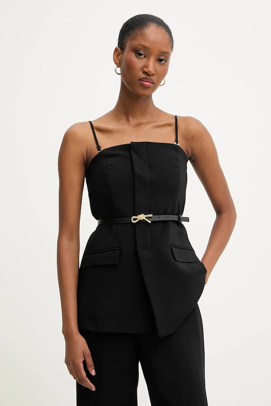 Answear.LAB kombinezon 1YA2WSTL0273.tok czarny WS26