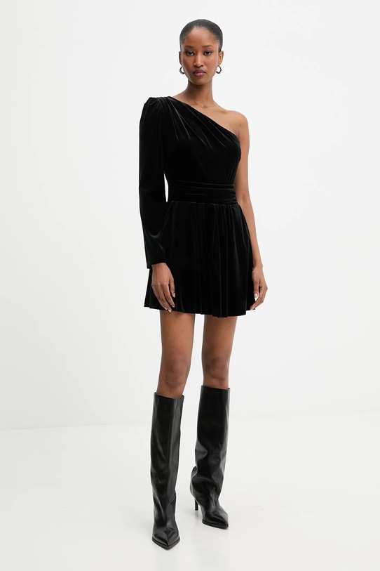 Answear.LAB kombinezon welurowy czarny 72427.tok