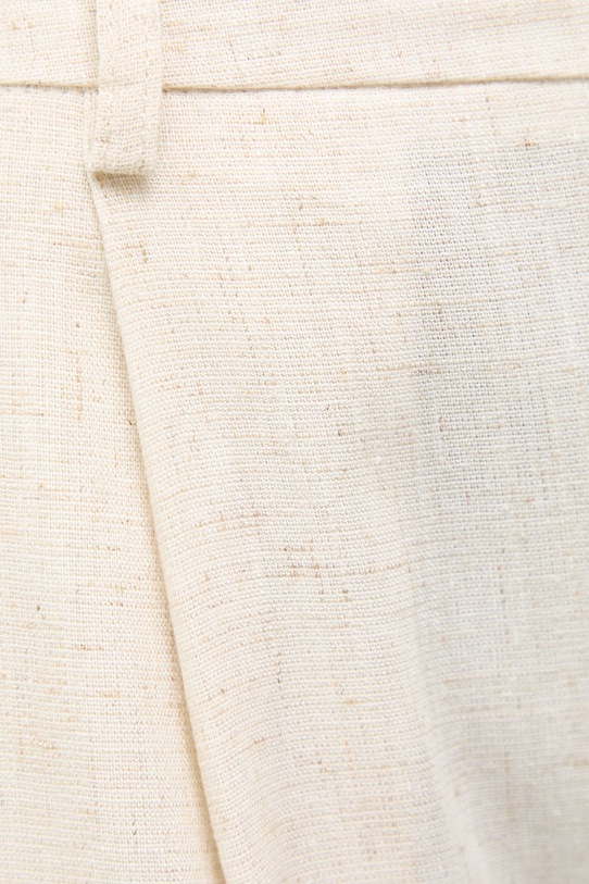 Answear.LAB Παντελόνι γυναικείο με λινό DB3702.hak μπεζ