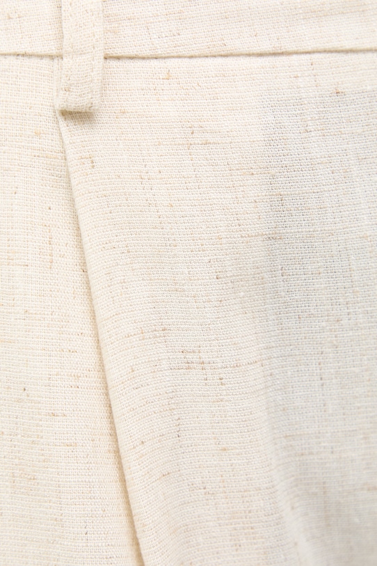 Answear.LAB Παντελόνι γυναικείο με λινό DB3702.hak μπεζ