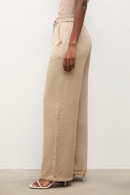 Answear.LAB spodnie damskie WS26-SPD001 beżowy