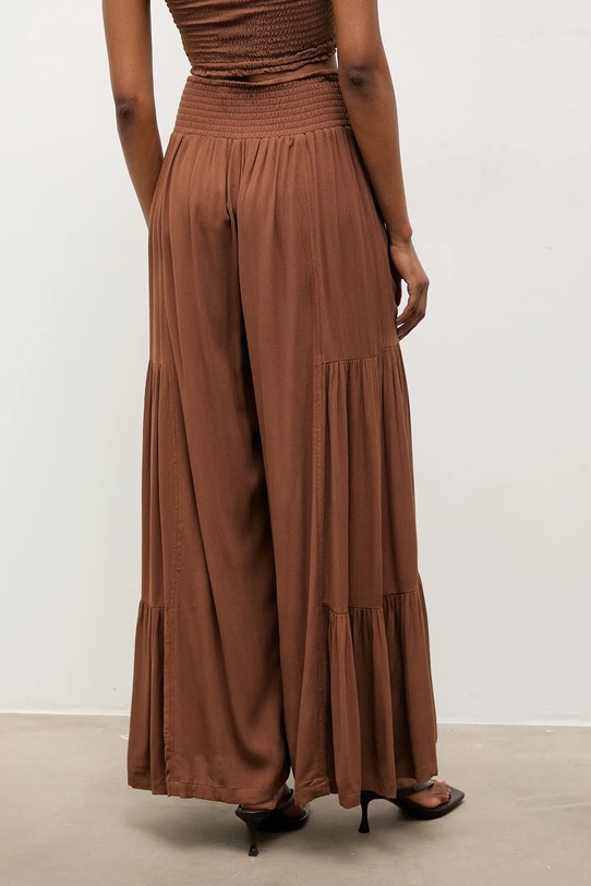 Odzież Answear.LAB spodnie Muss.hak brązowy