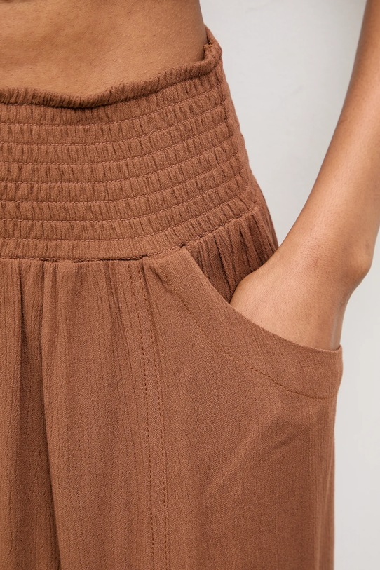 Answear.LAB spodnie brązowy Muss.hak