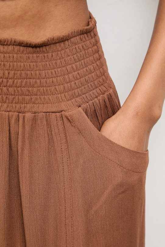 Answear.LAB spodnie brązowy Muss.hak