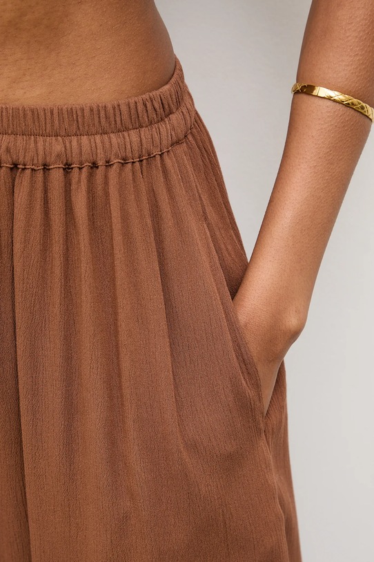 Answear.LAB spodnie brązowy Angelina.hak