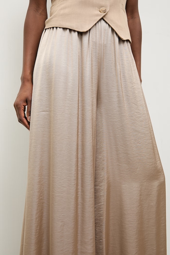 Answear.LAB spodnie damskie WS26-SPD010 beżowy