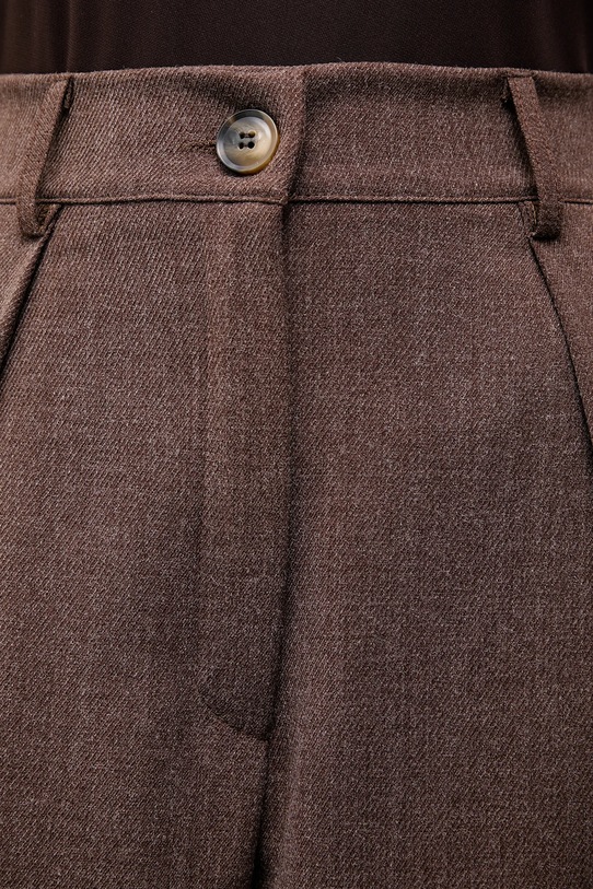 Answear.LAB spodnie brązowy 93721.iok