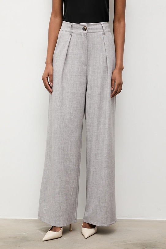 Answear.LAB spodnie z elastanem szary 93721.iok