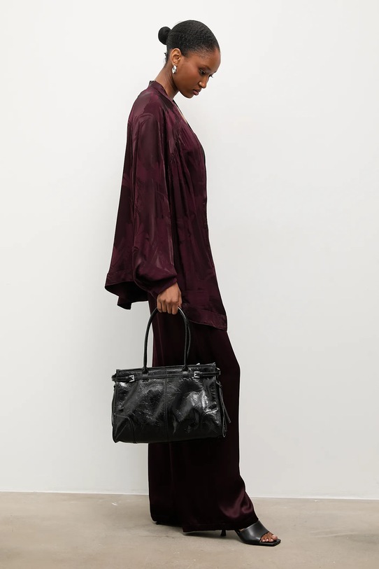 Answear.LAB spodnie 45246.tok bordowy WS26