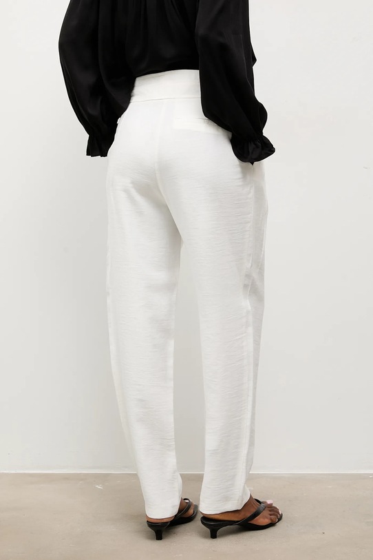 Odzież Answear.LAB spodnie m.07504.hak biały