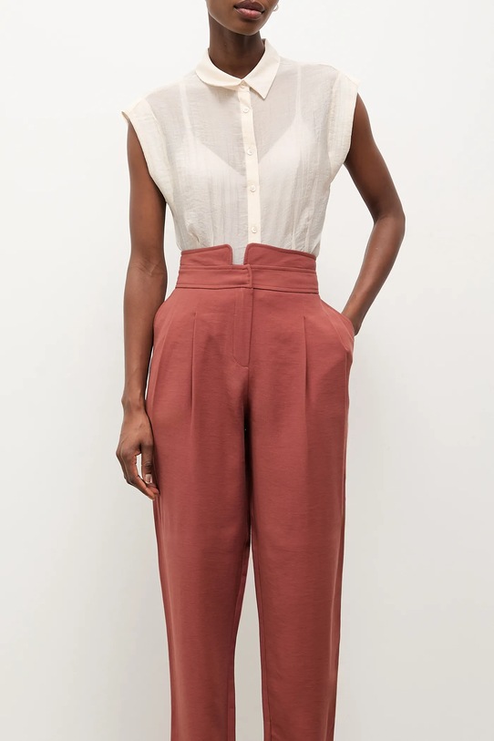 Answear.LAB spodnie pomarańczowy m.07504.hak