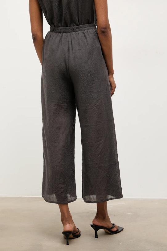 Odzież Answear.LAB spodnie lniane E26-80.fjk czarny