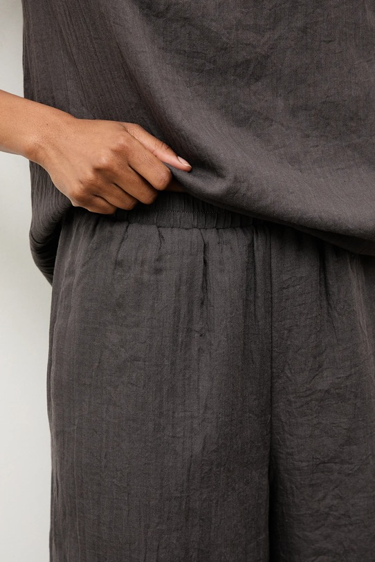 Answear.LAB spodnie lniane E26-80.fjk czarny