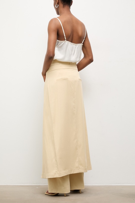 Odzież Answear.LAB spodnie damskie bawełniane WS26-SPD025 żółty