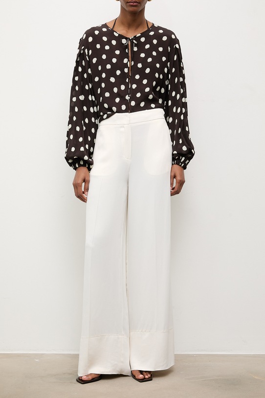 Answear.LAB spodnie damskie beżowy WS26-SPD027