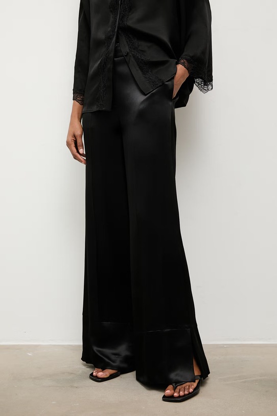 Answear.LAB spodnie damskie WS26-SPD027 czarny WS26