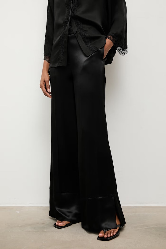 Answear.LAB spodnie damskie WS26-SPD027 czarny WS26