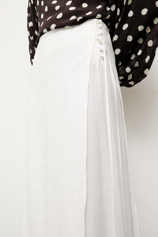 Answear.LAB spodnie damskie WS26-SPD029 beżowy