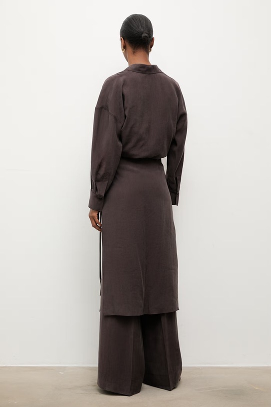 Odzież Answear.LAB spodnie damskie WS26-SPD029 brązowy