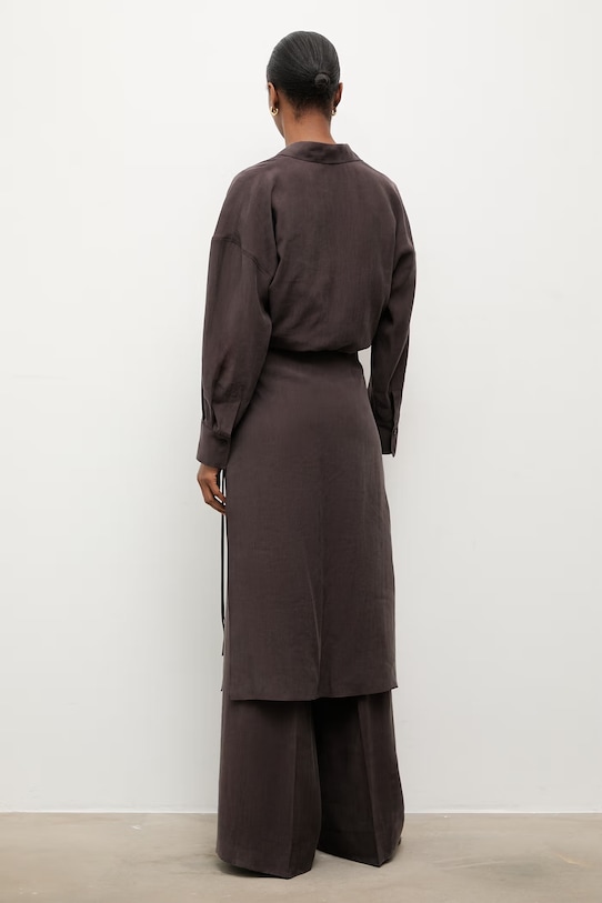 Odzież Answear.LAB spodnie damskie WS26-SPD029 brązowy