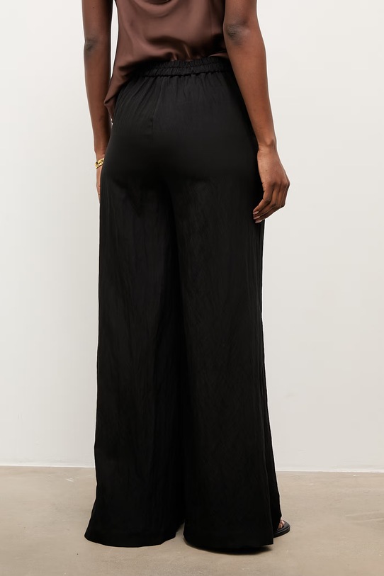 Odzież Answear.LAB spodnie damskie z wiskozą WS26-SPD031 czarny