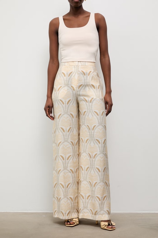 Answear.LAB hlače ženske z modalom PN1609 bež WS26