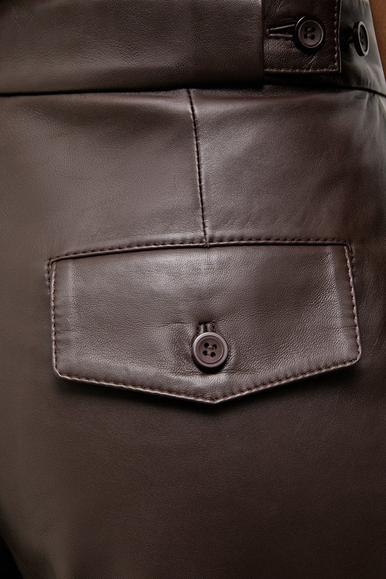 Answear.LAB spodnie damskie skórzane MADELINE z kolekcji Unscripted WS26-SPD042