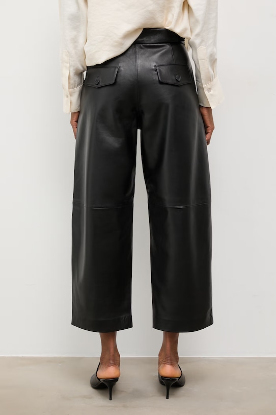 Odzież Answear.LAB spodnie damskie skórzane MADELINE z kolekcji Unscripted WS26-SPD042 czarny