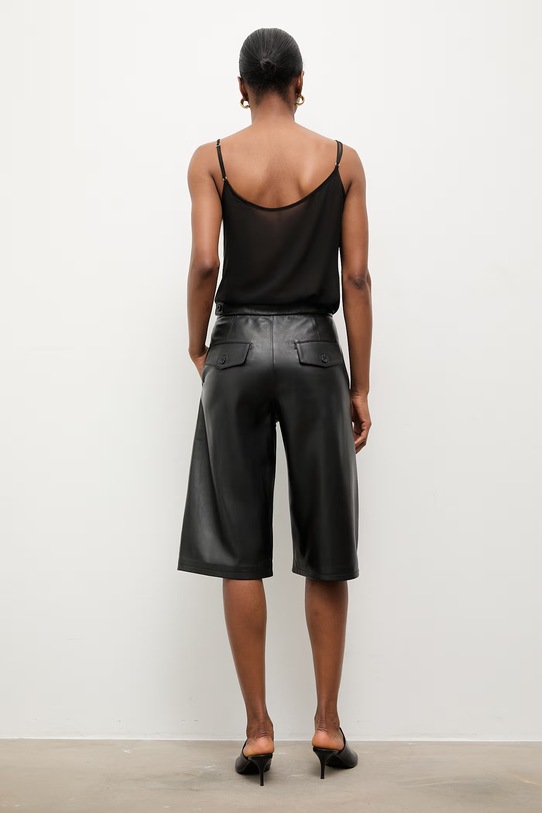 Odzież Answear.LAB spodnie damskie skórzane MADDIE z kolekcji Unscripted WS26-SPD043 czarny