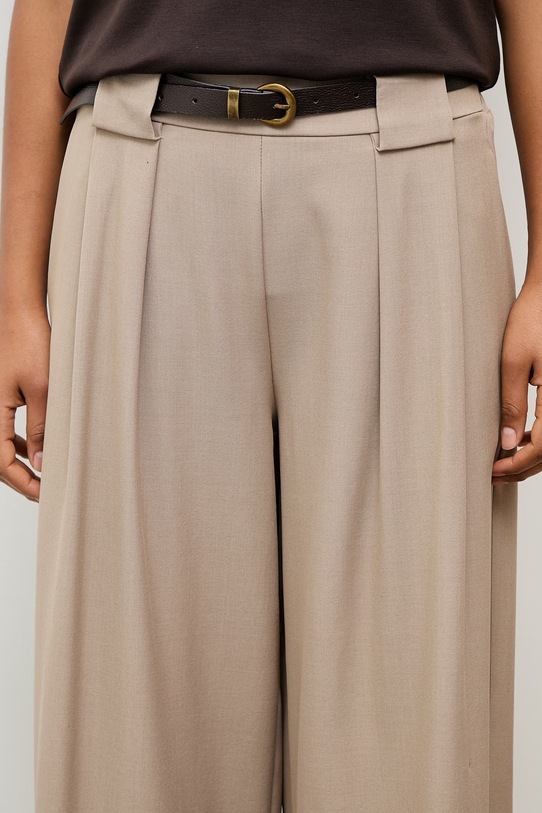 Answear.LAB spodnie damskie beżowy WS26-SPD044