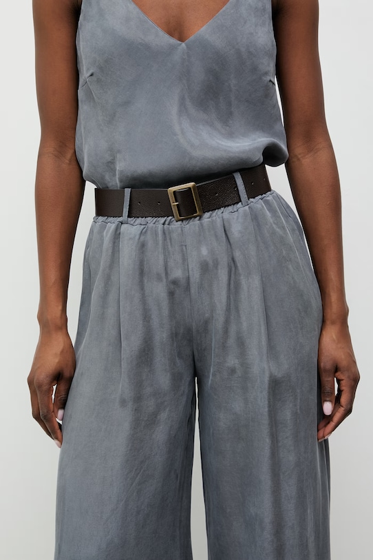 Answear.LAB spodnie damskie z lyocellu niebieski 95106.iak