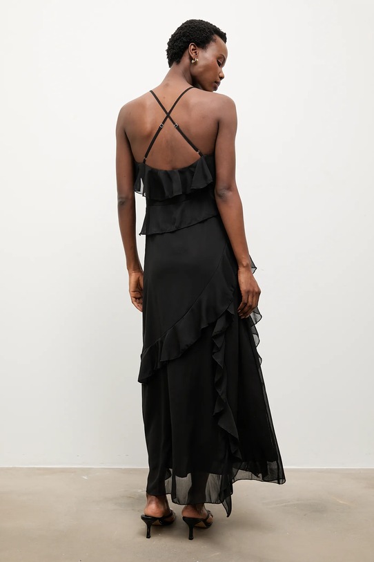 Odzież Answear.LAB sukienka YS341.hak czarny